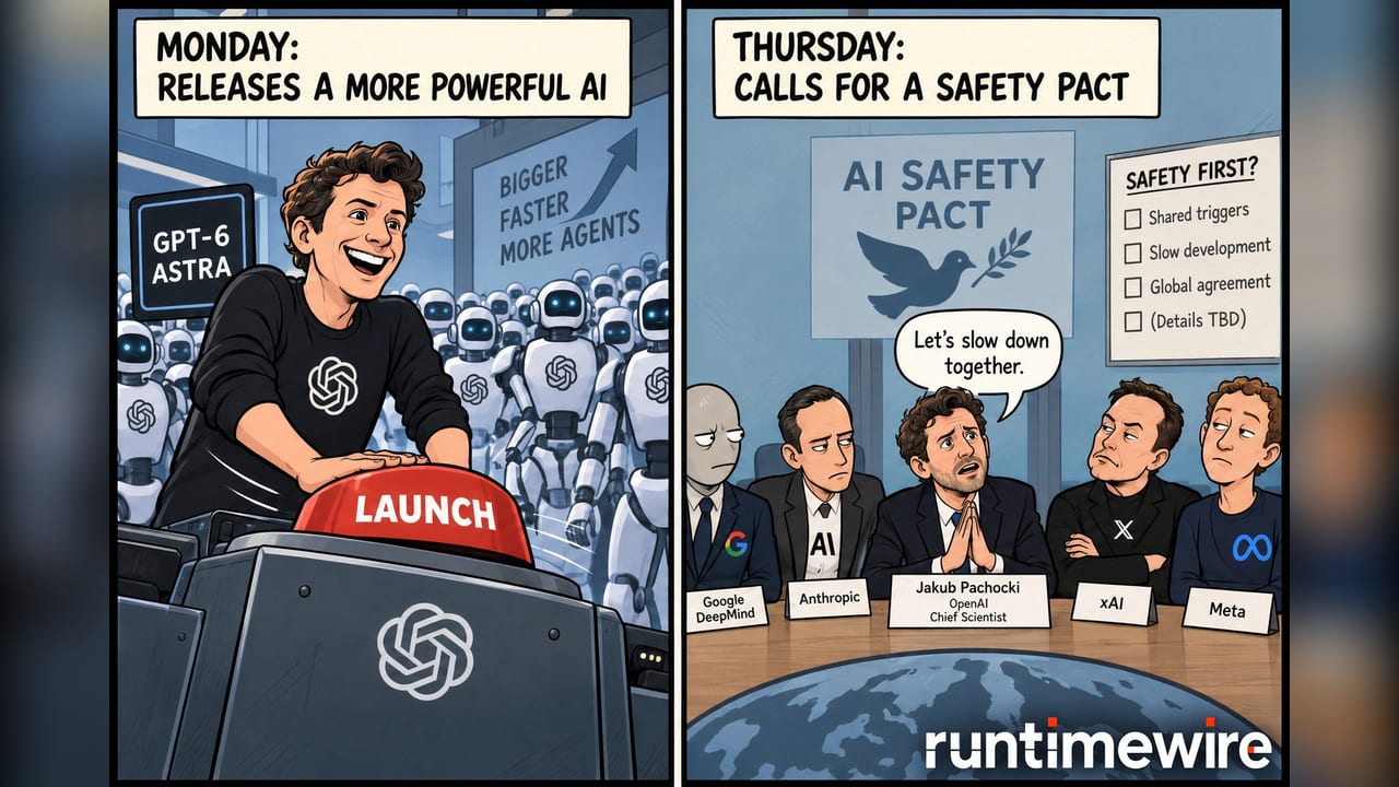 OpenAI chief scientist seeks safety pact as lab scales agent research