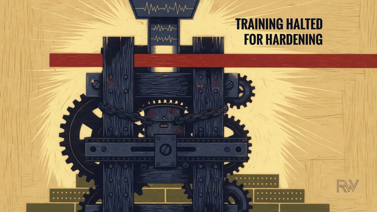 OpenAI paused deployment-bound model training to harden its own research systems