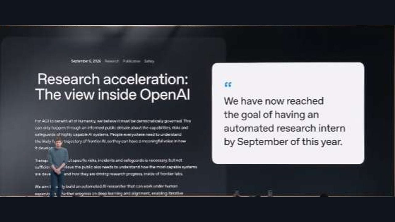OpenAI says its agents have reached the research-intern milestone