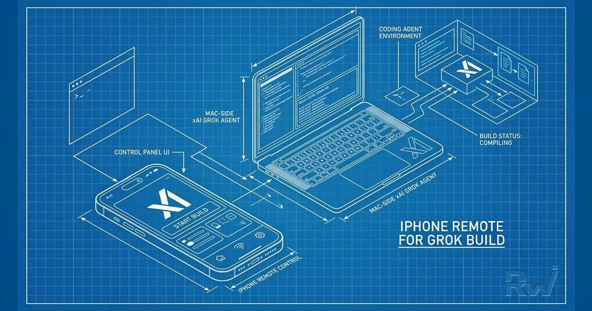 Pedro Shakour ships an iPhone remote for xAI's Grok Build