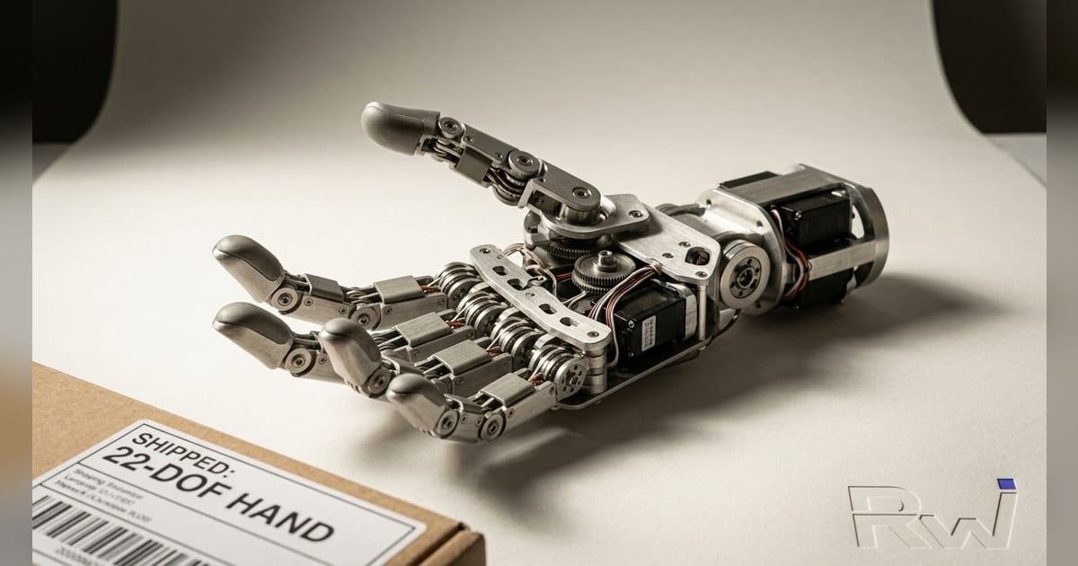 Perception AI raised $11 million and is shipping a 22-DOF robotic hand