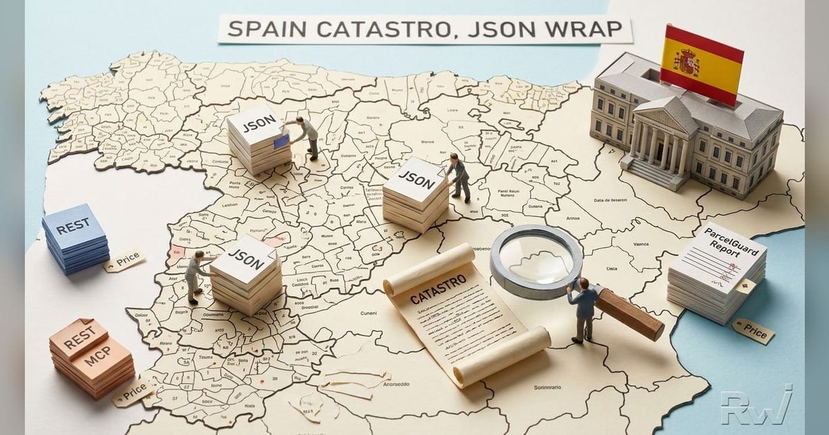 Predio wraps Spain's Catastro in JSON for agents that cannot live with SOAP