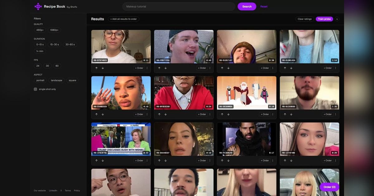 RecipeBook lets AI teams rank and purchase video datasets in minutes