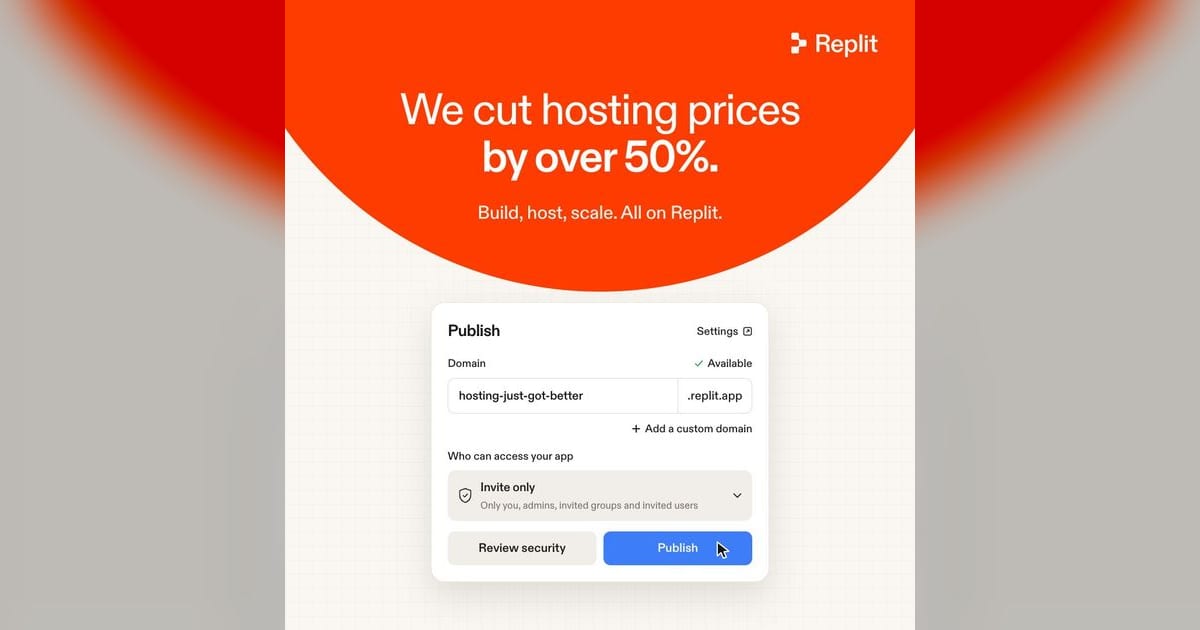 Replit cuts autoscale compute prices 81% to keep app hosting in-house