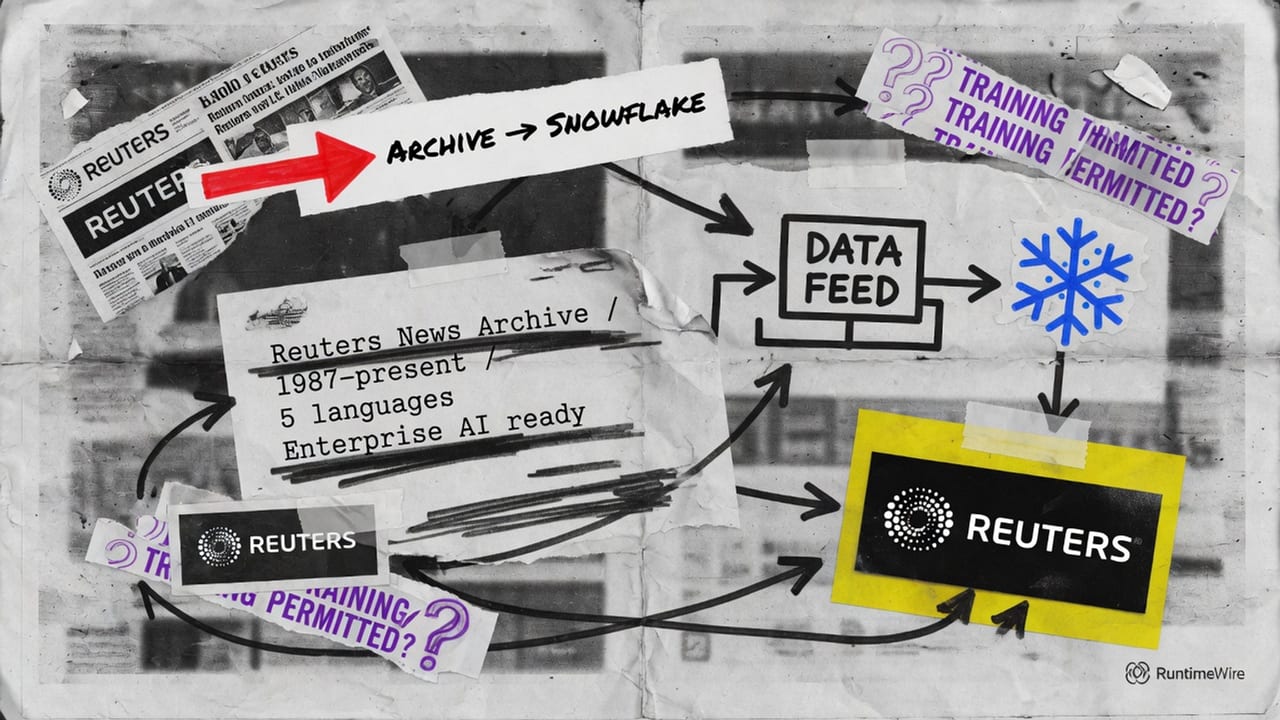Reuters puts its news archive in Snowflake for enterprise AI