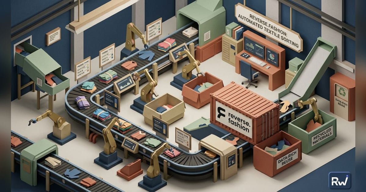 reverse.fashion adds HTGF backing to automate textile sorting