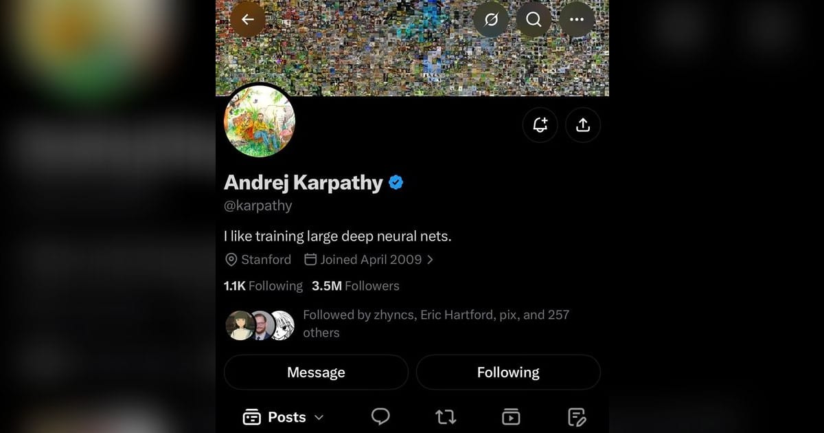 Rumors swirl that Andrej Karpathy left Anthropic after X bio change