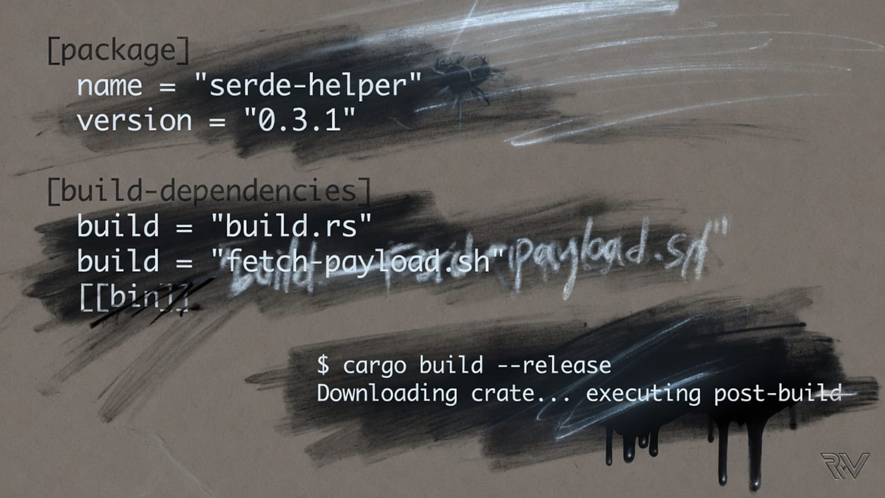 Attackers poisoned three Rust crates and used Cargo builds to run malware