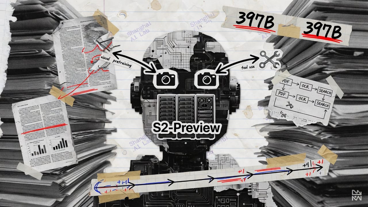 Shanghai AI Lab published an August 13 paper on its 397B scientific-agent model