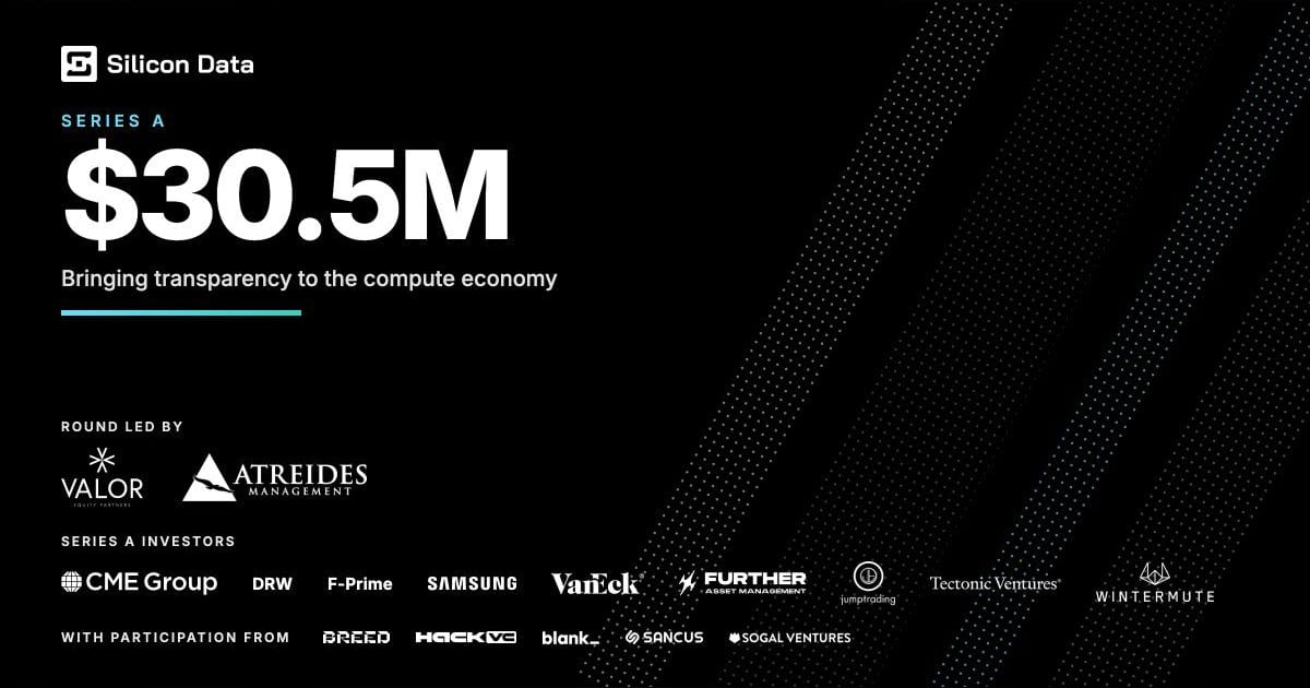 Silicon Data raises $30.5 million as CME readies GPU futures