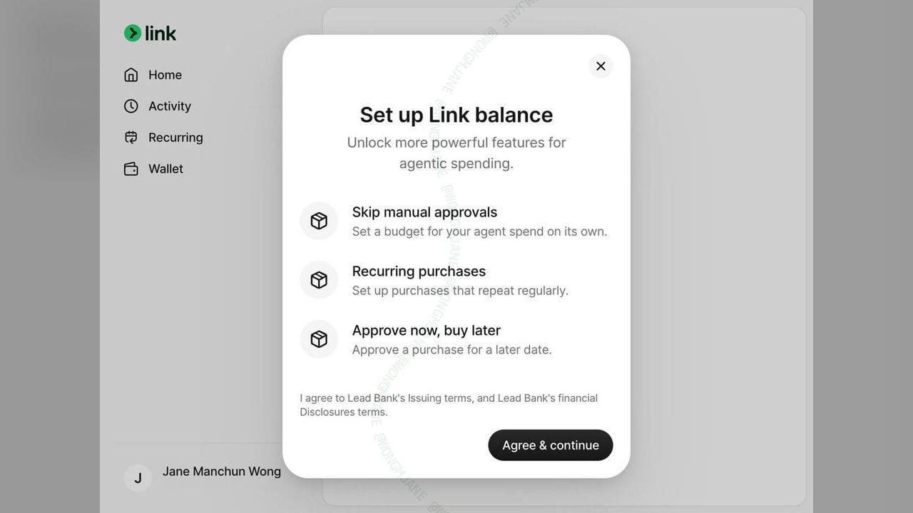 Stripe is building unattended AI-agent spending into Link balance