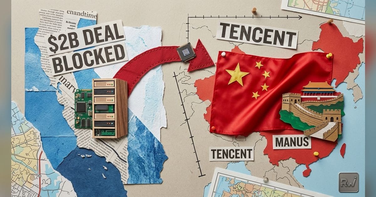 Tencent in talks to become Manus' largest shareholder after Meta's $2B deal was blocked