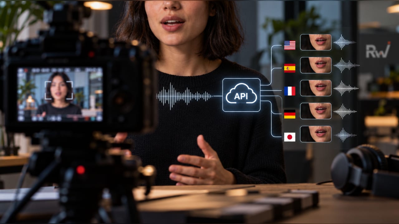 VEED puts its dubbing pipeline behind an API, lip sync included