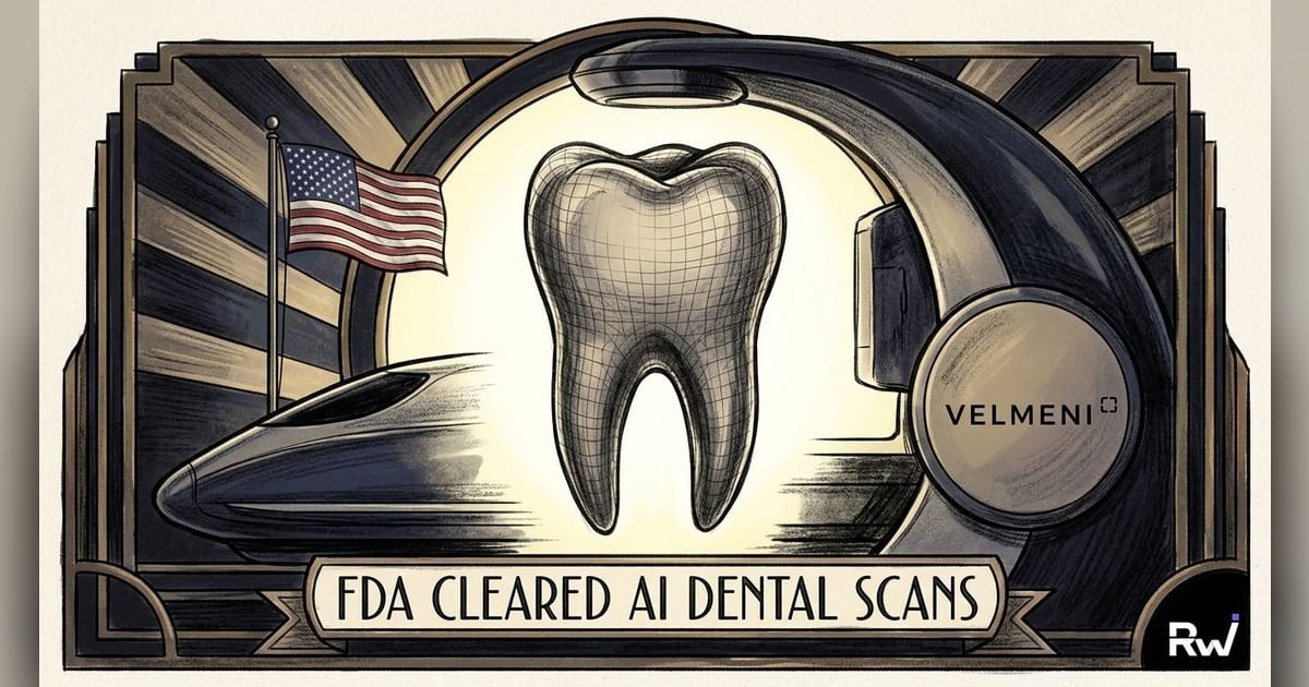 Velmeni announces FDA clearance for AI-assisted 3D dental scan software