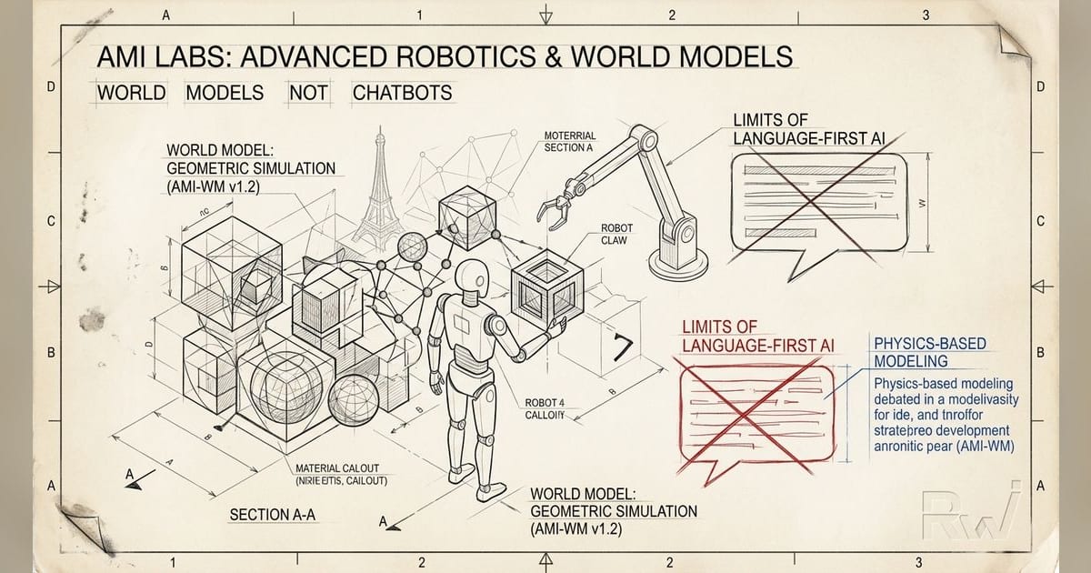Yann LeCun's AMI Labs is selling investors on the AI problem chatbots cannot solve