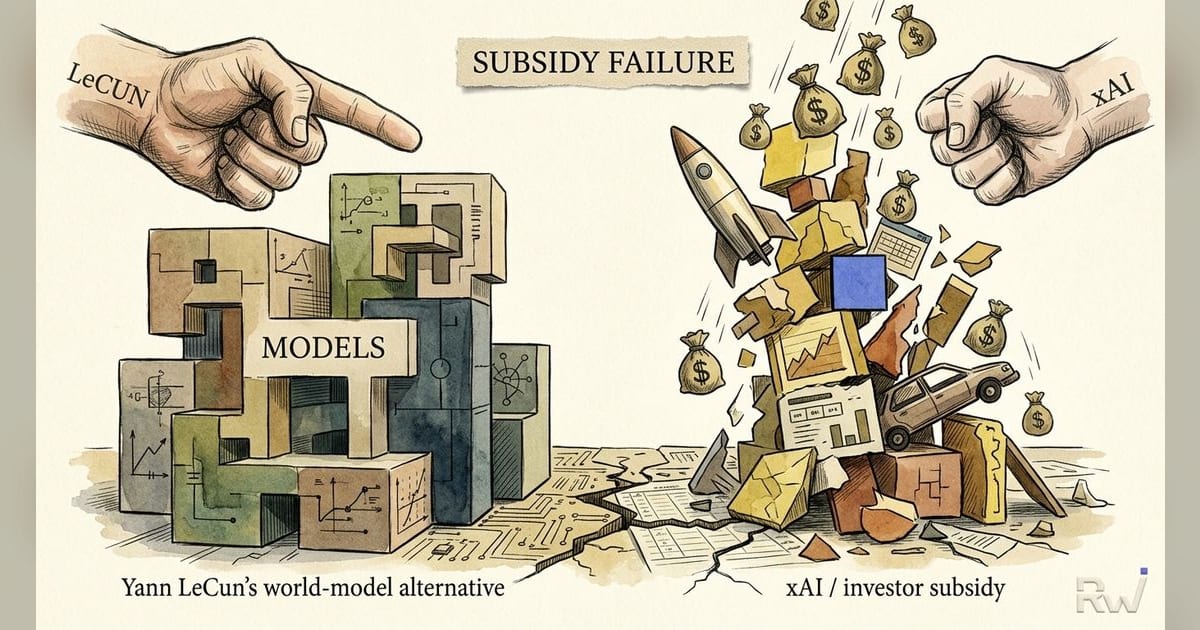 Yann LeCun calls xAI a failure and warns AI labs are running on investor subsidy